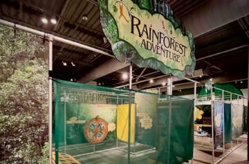 Descend through each layer tackling exciting challenges and high-flying adventures. Discover the importance of these critical habitats teaming with plants and animals, and Take a Pledge to Take Action!